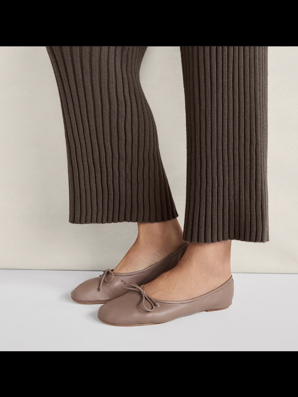 Zara Women's Ballet Flats in Cognac Brown Classic Home Or Office. 100% Leather - Picture 5 of 11